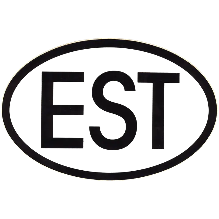 KLEEPS EESTI SINI-MUST-VA 116X76MM