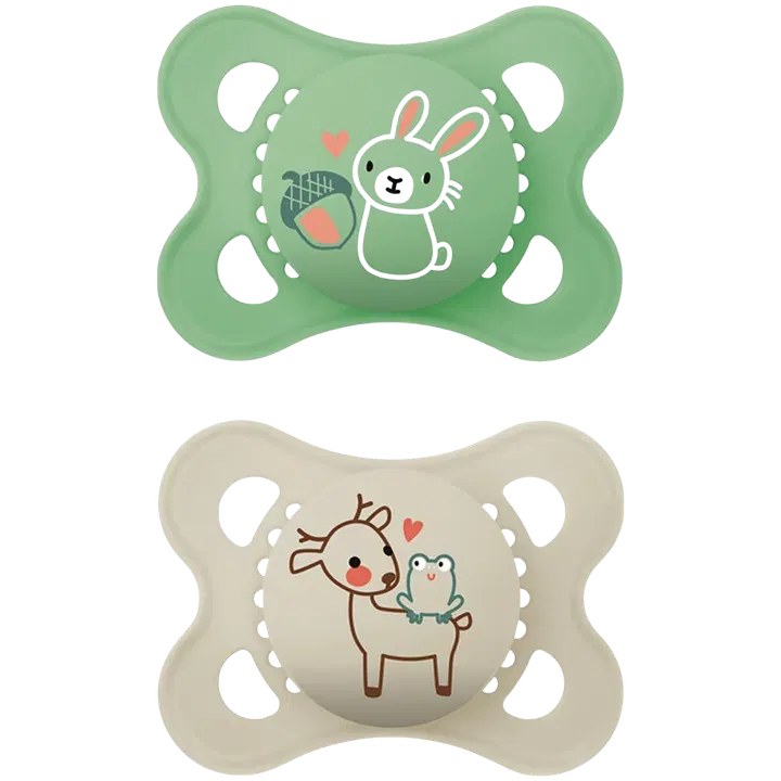MAM Original silikoonlutid 0-6m 2tk neutral