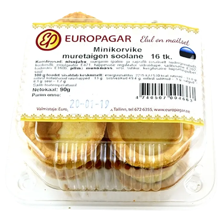Europagar Muretaignakorvike Mini 16 Tk, 90 G