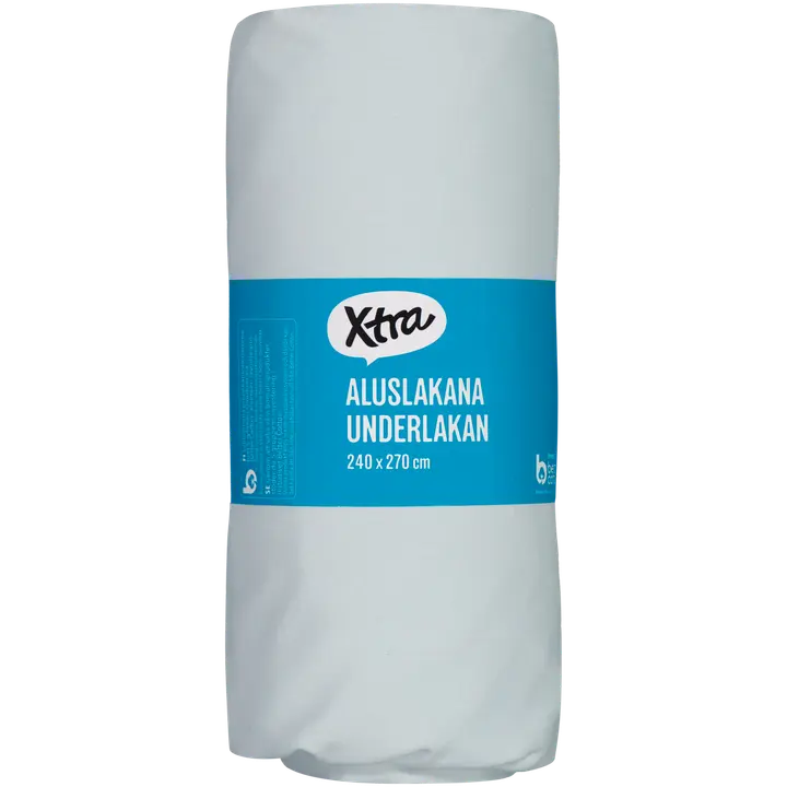 Xtra aluslakana Uni 240x270 cm, vaaleanharmaa