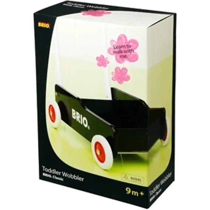 BRIO kävelyvaunu musta