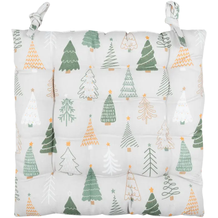 House istuintyyny Christmas trees 40x40 cm