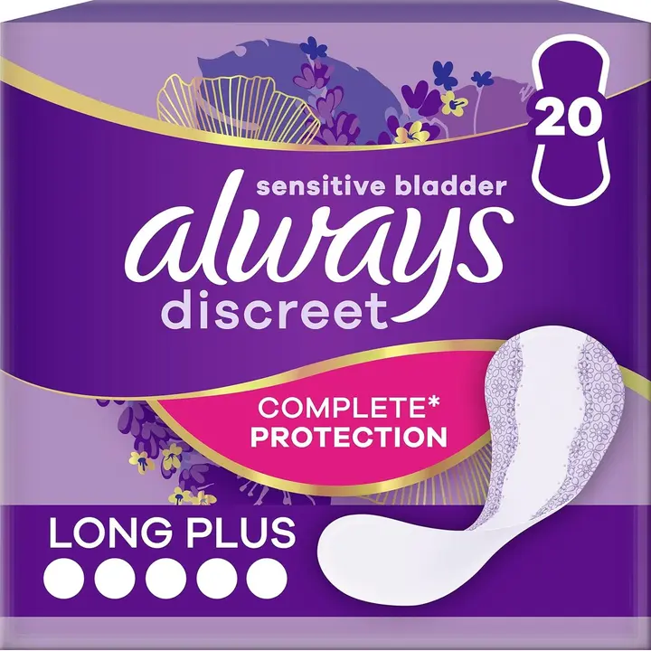 Always Discreet Long Plus 20kpl inkontinenssisuoja