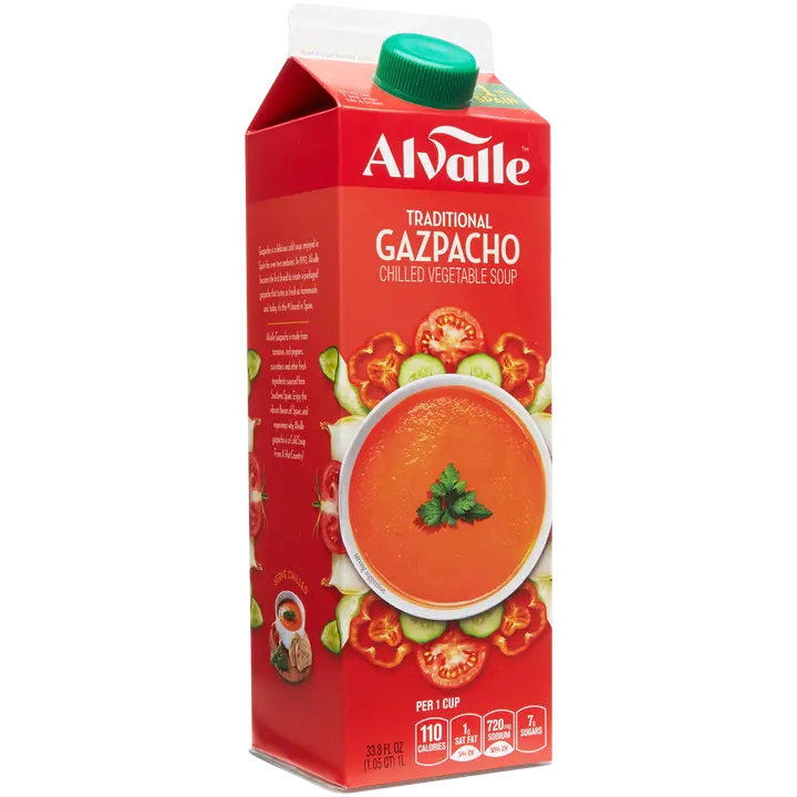 Alvalle Gazpacho Tuorekasviskeitto 1l