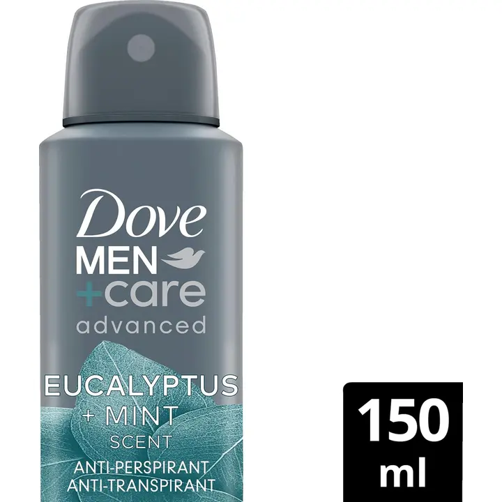 Dove Men+Care 72h Advanced Eucalyptus + Mint Antiperspirantti Deodorantti Spray 150 ml
