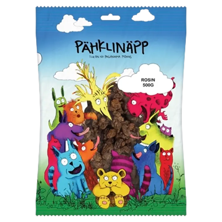 Pähklinäpp Sultan rosinad 500 g