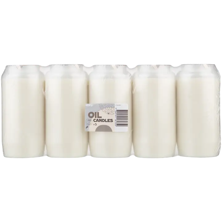 Coop õliküünal 110h 5tk