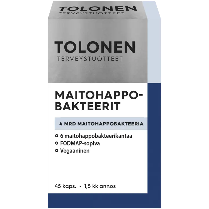 Tolonen Maitohappobakteeri 4 mrd 45 kaps