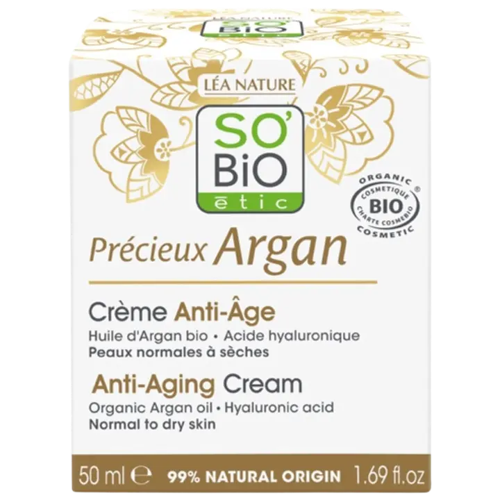 Vananemisvastane päevakreem So Bio Argan 50ml