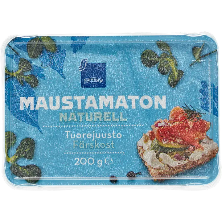 Rainbow 200 g maustamaton tuorejuusto