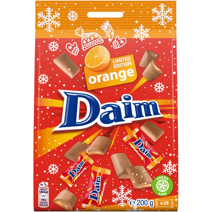 Daim Mini Orange makeispussi 200g