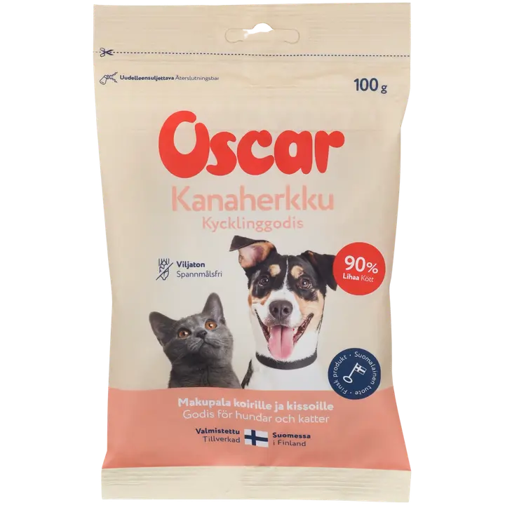 Oscar Kanaherkku koirille ja kissoille 100 g