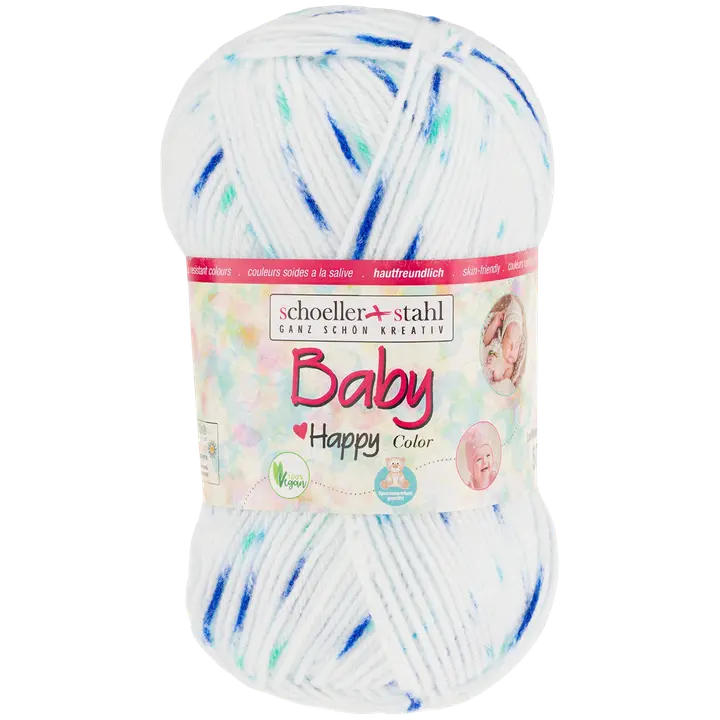Schoeller+Stahl neulelanka Baby Happy color 50 g vaaleansininen