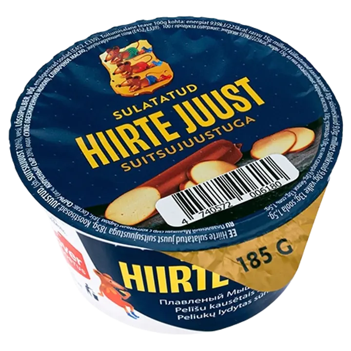 Hiirte Sulatatud Juust suitsujuustuga 185g