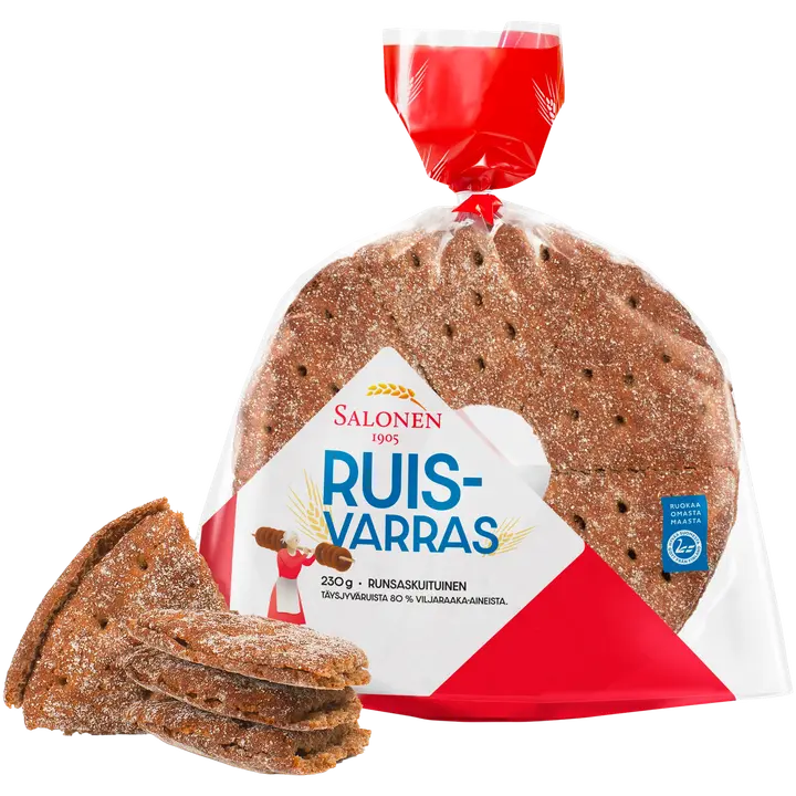 Leipomo Salonen Ruisvarras 230 g ruisleipä, halkaistu