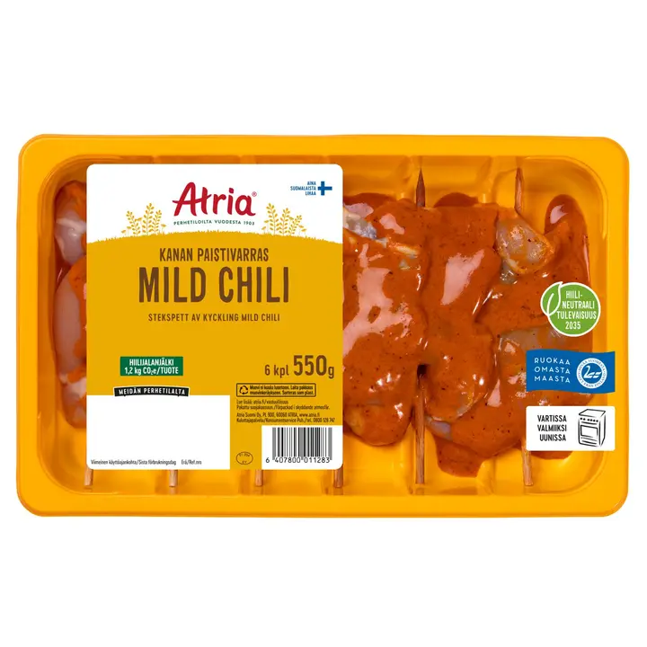 Atria Kanan Paistivarras Mild Chili 550g