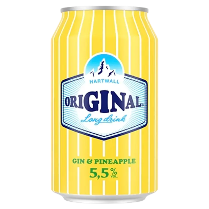 Hartwall Original Long Drink Pineapple muu alkohoolne jook 5,5%vol 330ml