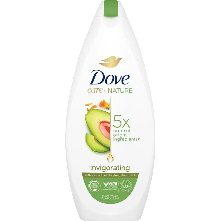 Dove Care By Nature Invigorating Ritual Suihkusaippua  hellä iholle   225 ml