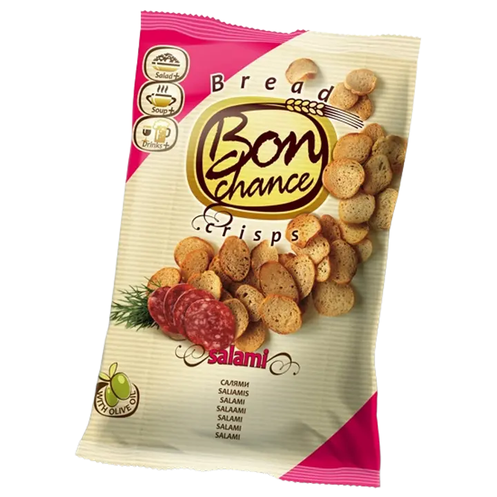 Bon Chance salaamimaitselised leivakrõpsud 120 g