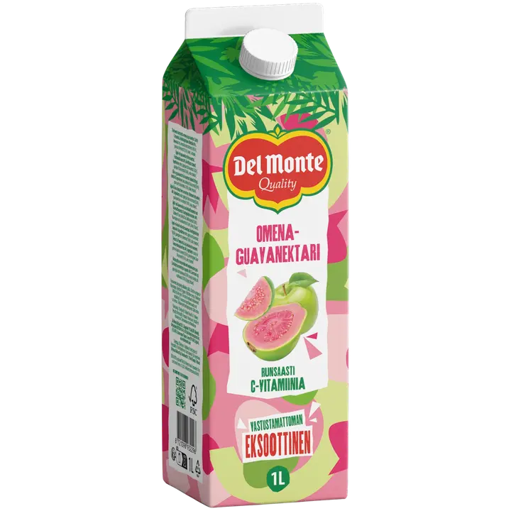 Del Monte omena-guavanektari 1l