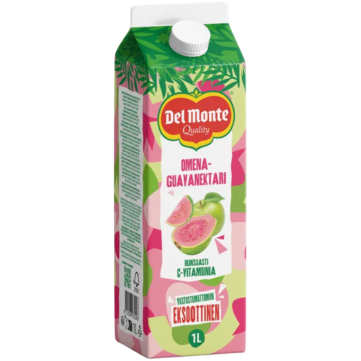 Del Monte omena-guavanektari 1l