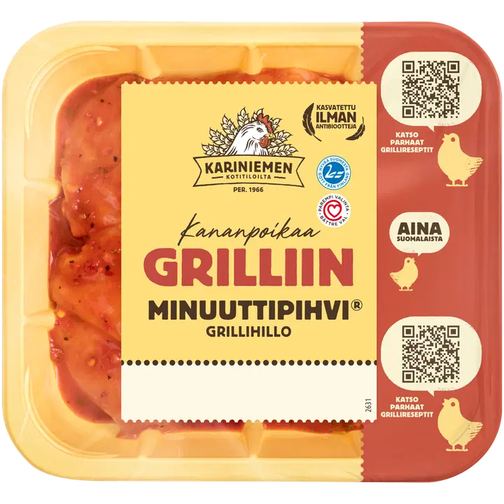 Kariniemen Kananpojan Minuuttipihvi® Grillihillo 370 g