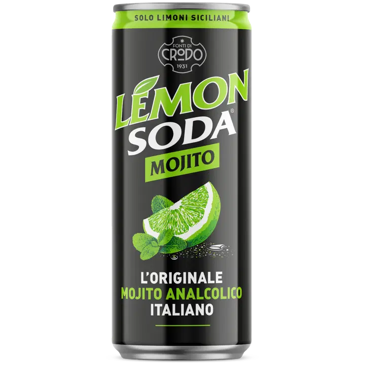 Crodo Mojito mündi-laimimaitseline alkoholivaba karboniseeritud karastusjook 330 ml