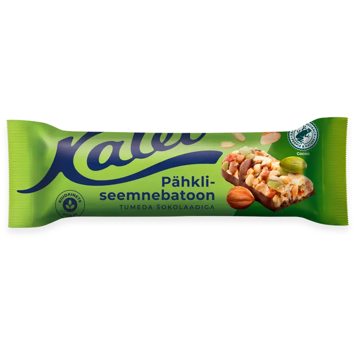 Kalev pähkli-seemnebatoon tumeda šokolaadiga 40 g