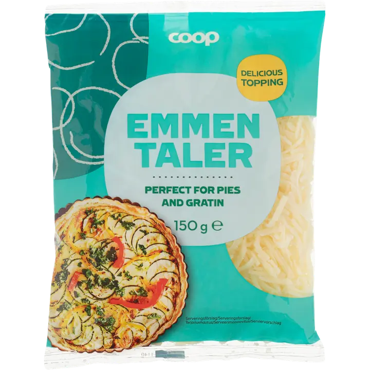 Coop emmental juustoraaste 150 g