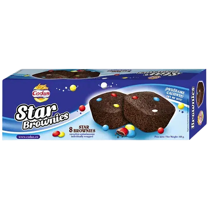 Codan Star Brownies minisuklaakakut (8x20g) 160g
