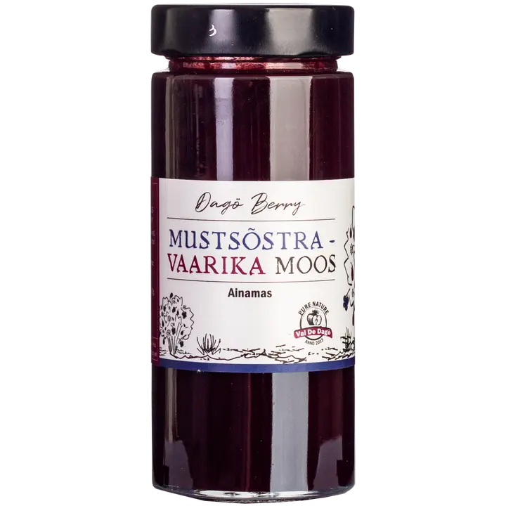 Dagö berry mustsõstra-vaarika moos 320g mahe