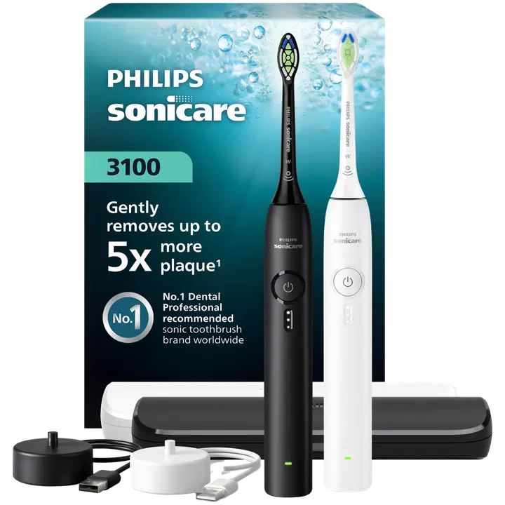 El.hambahari Philips Sonicare HX4072/73 must/valge