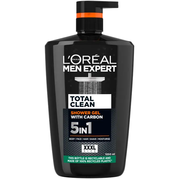 L'Oréal Paris Men Expert Pure Carbon suihkugeeli normaalille iholle 1000 ml