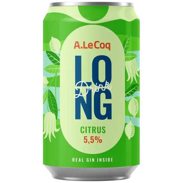 A. Le Coq Long Drink Citrus 5,5%vol muu alkohoolne jook 330ml