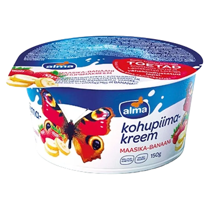 Alma Maasika-banaani kohupiimakreem, 150 g