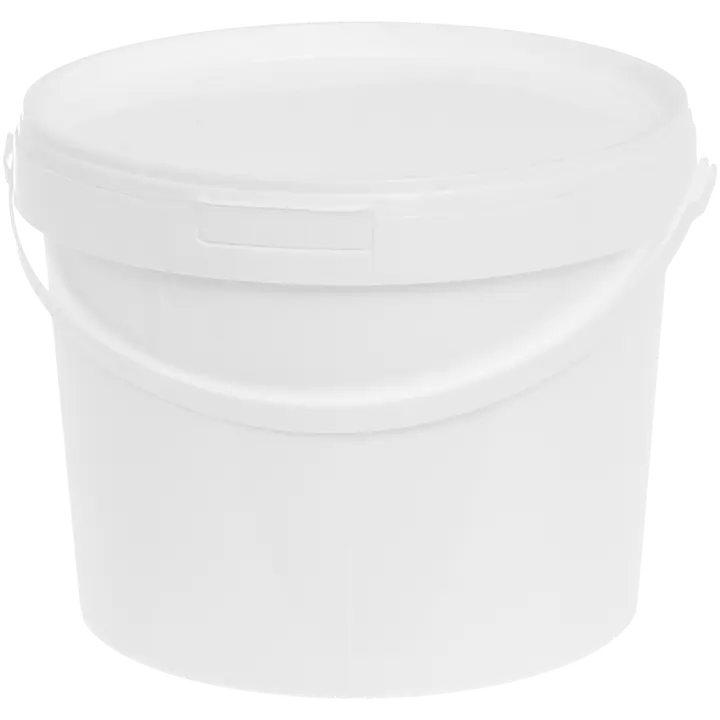 Säilöntäsanko kannella valkoinen 3 L