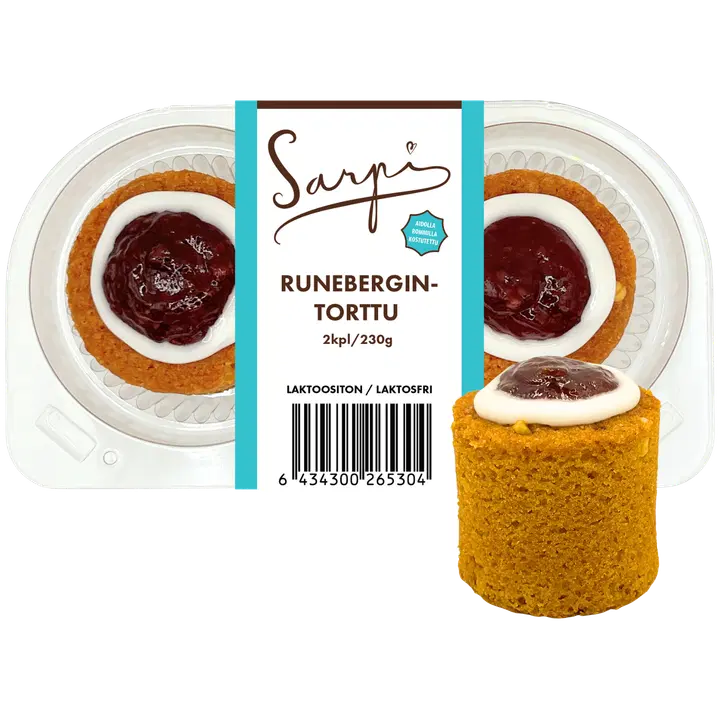 Sarpi Runebergintorttu 2kpl/230g