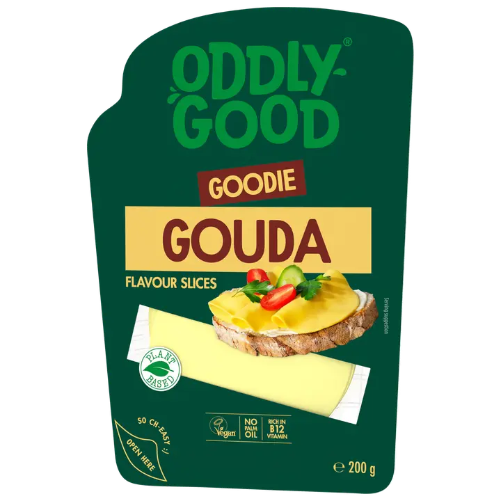 Oddlygood® e200 g slices gouda flavour