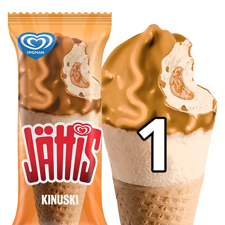 Jättis karamellijäätis 195ml