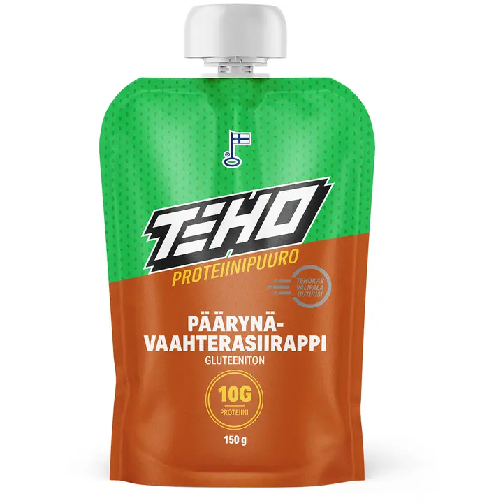 TEHO Päärynä-Vaahterasiirappi proteiinipuuro 150 g pouch