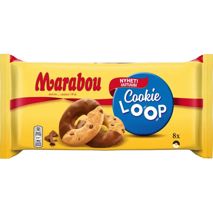 Marabou Cookie Loop cookeis 156g