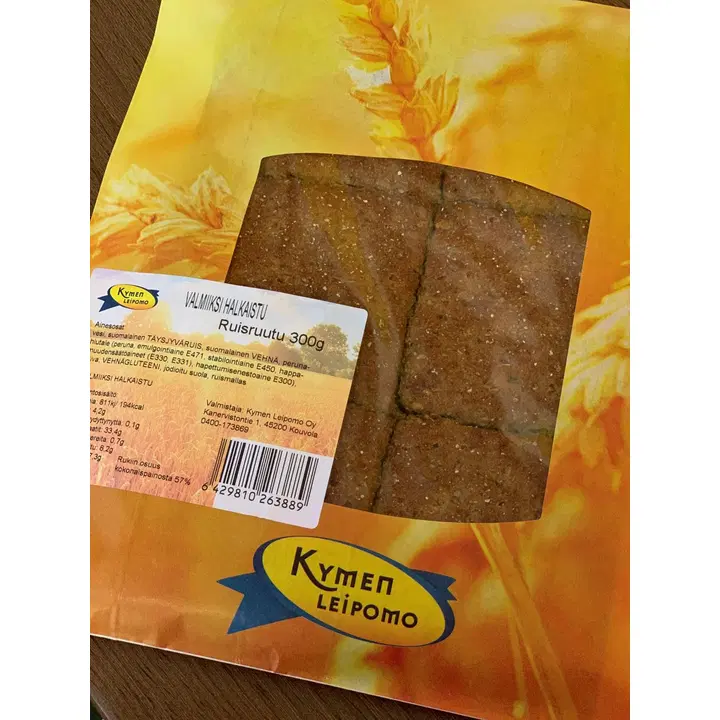 Kymen Leipomo Ruisruutu 300g