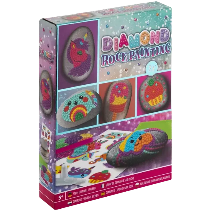 Timanttimaalaus kivet - 3 kiveä, timanttimaalaus välineet