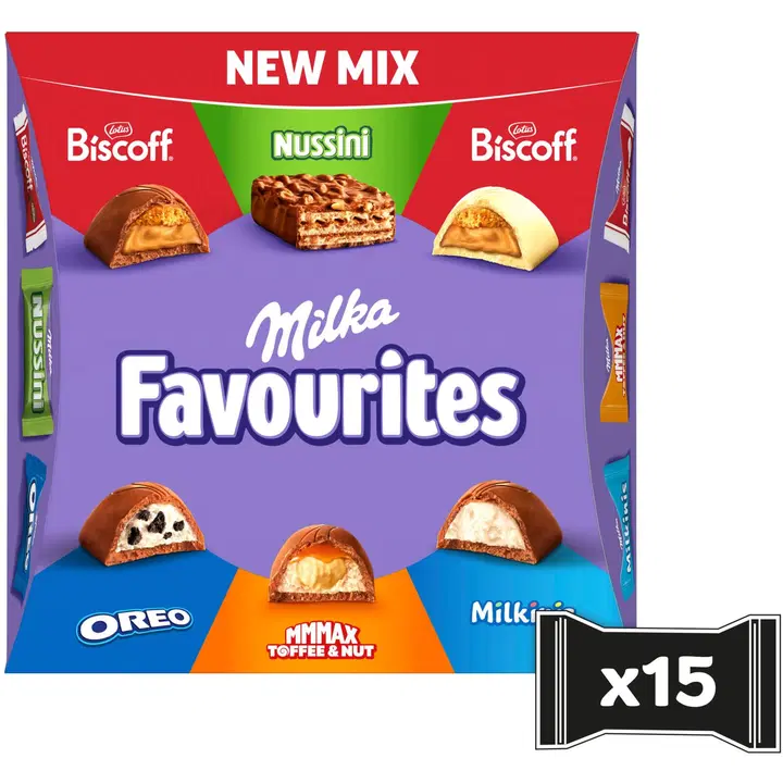Milka Favourites Biscoff konvehti 140g