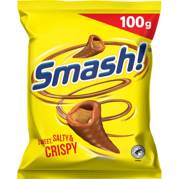 Smash! maitosuklaa maissisnacks 100g