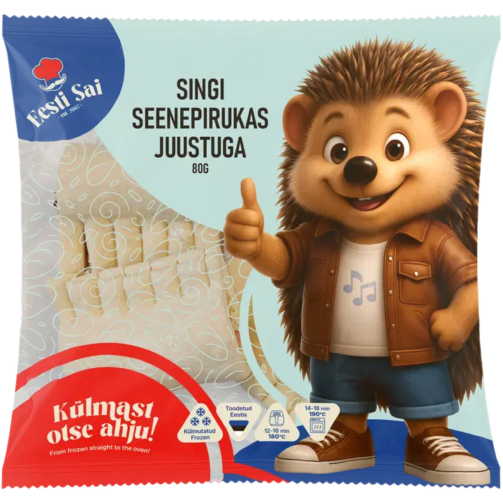 Eesti Sai külmutatud Singi-Seenepirukas juustuga 480 g