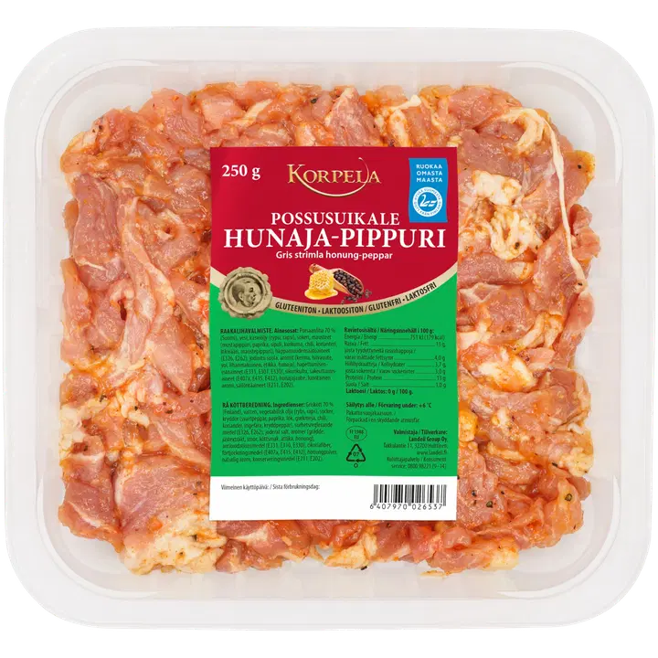 Korpela Possusuikale hunaja-pippuri 250g