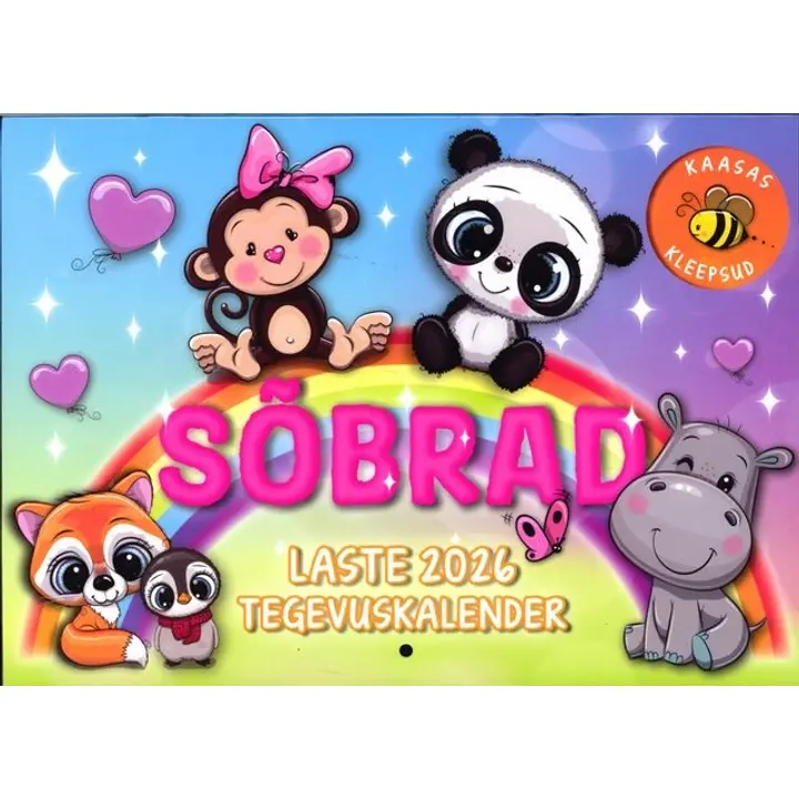 Sõbrad. Lastekalender (tegevuskalender) 2026
