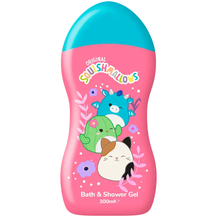 Squishmallows kylpy-ja suihkugeeli 300ml