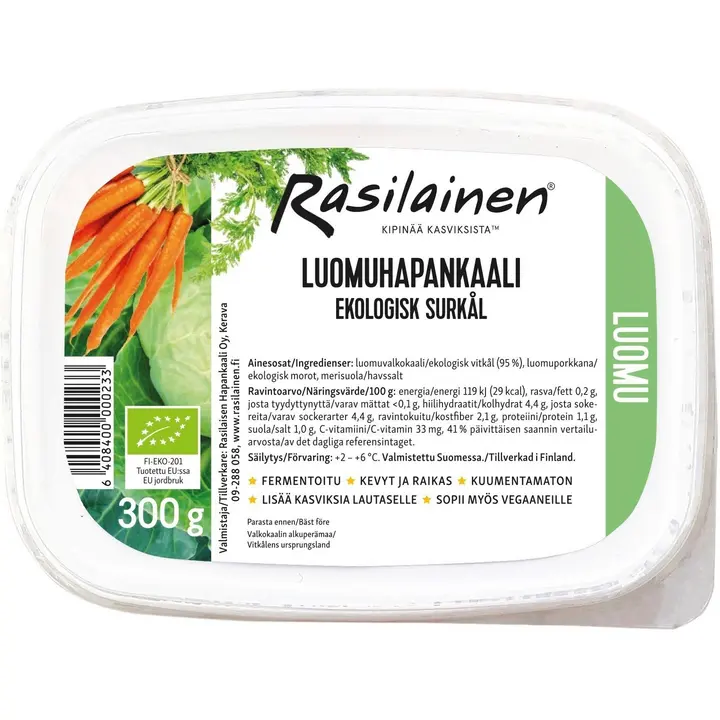Rasilainen Hapankaali Luomu 300g